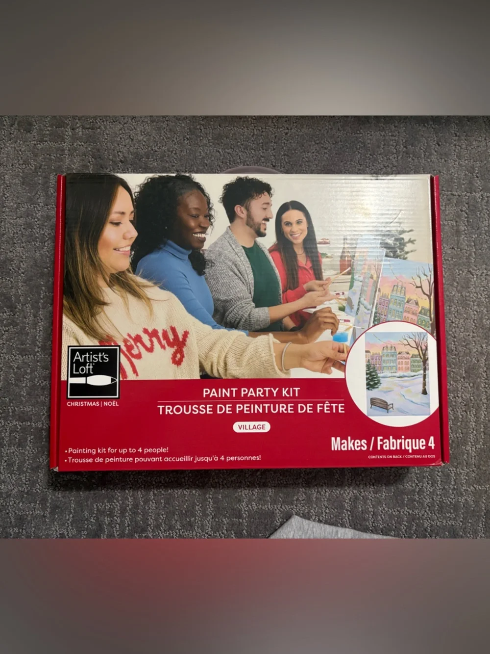 Red Paint Party Kit - Village